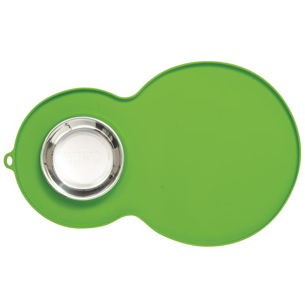 CATIT Silikonmatte für Katzen – rutschfeste Unterlage in Grün